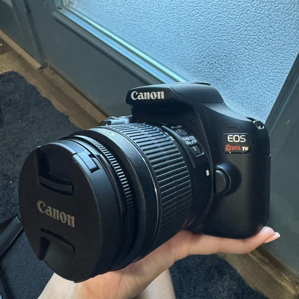 Canon EOS Rebel T6 Black Digital Camera & Accessories